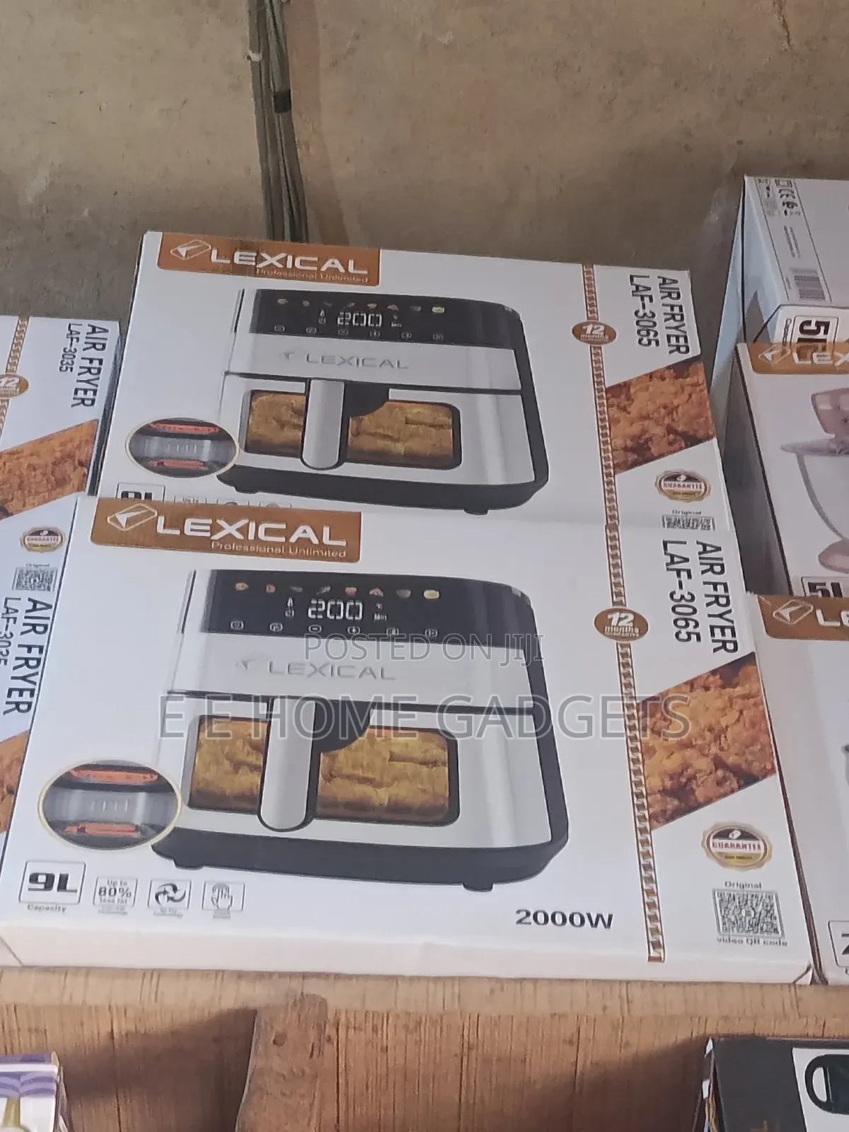 9 Litres Lexical Air Fryer 2000w