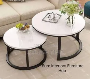 Round Center Table Two in One
