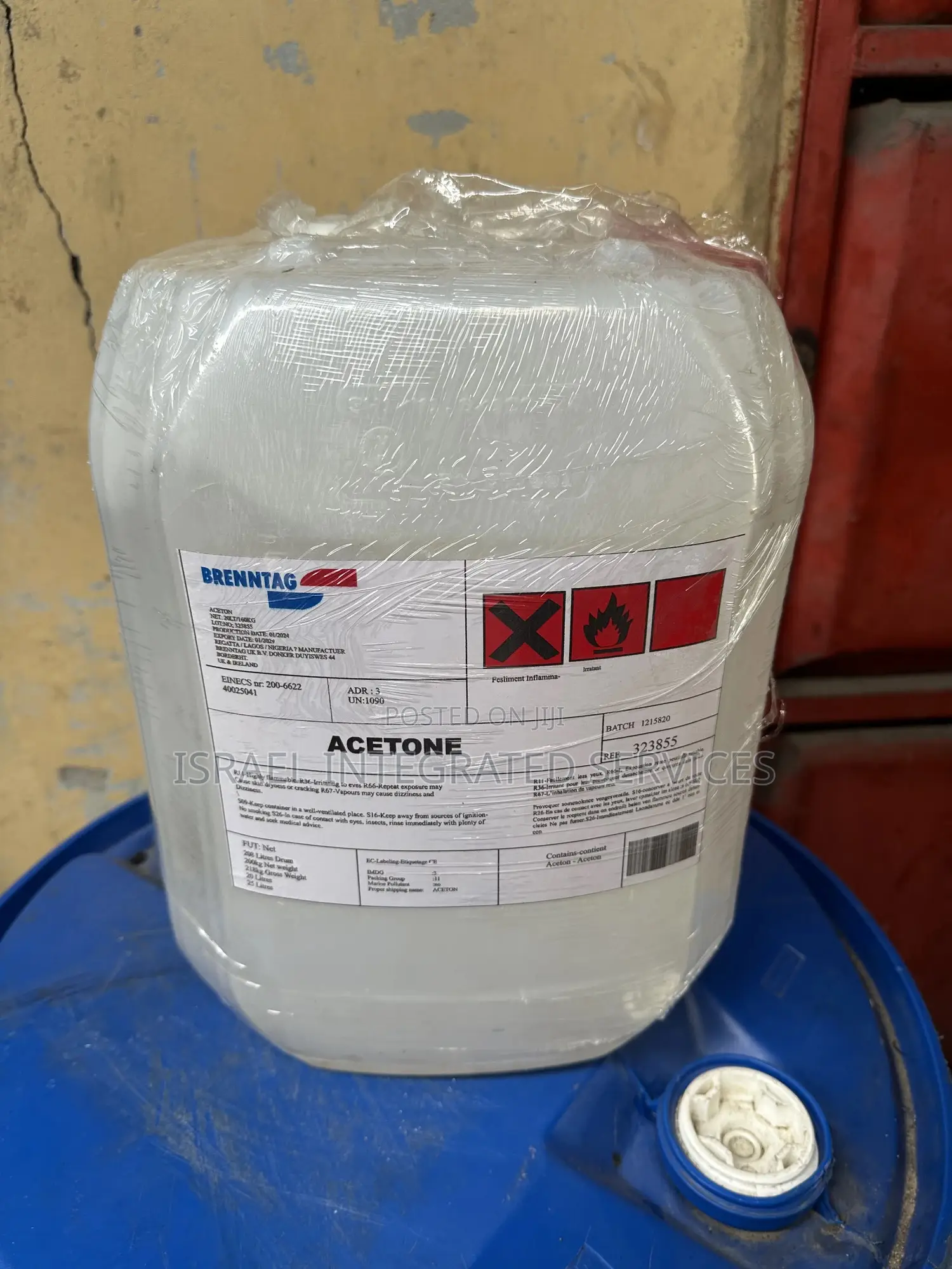 Acetone Brenntag 20l
