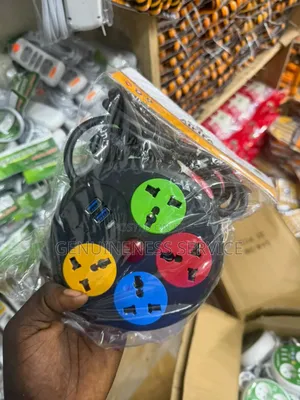 Circular Multi-Socket Power Strip Extension Box