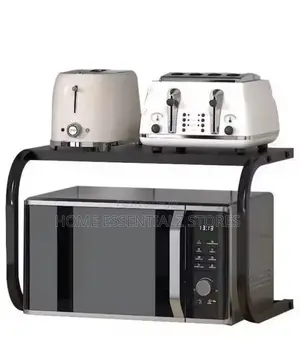 Single Tier Microwave Stand Organizer - Microwave Rack