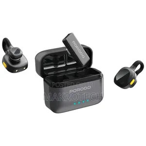 Porodo Movo Lavalier Microphone Type-c Connector - Black