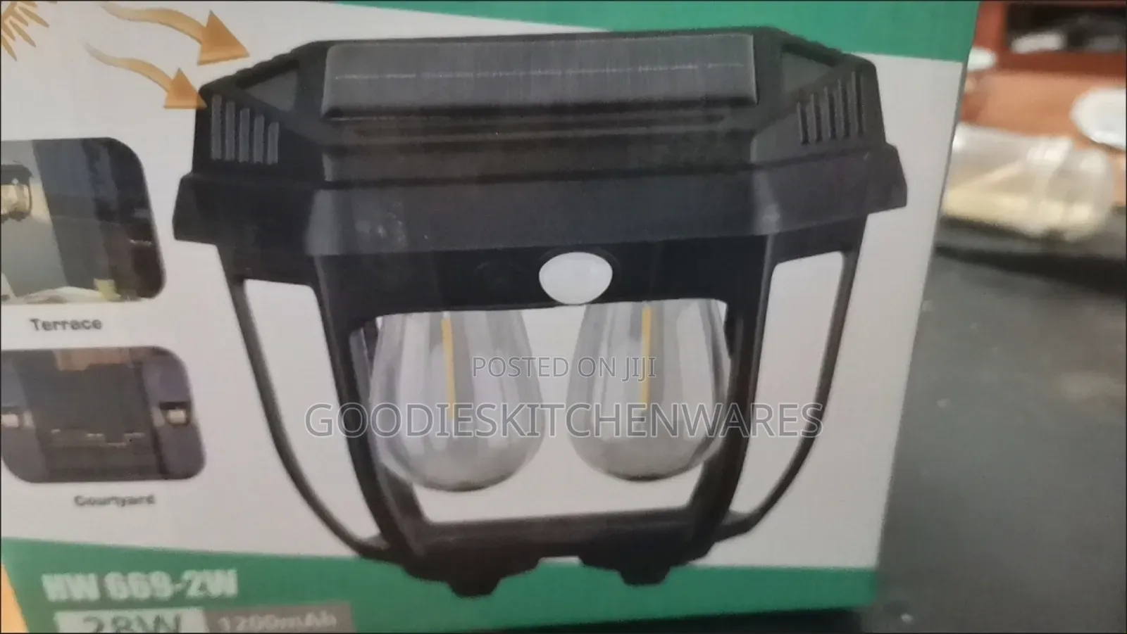 Double Solar Lamp