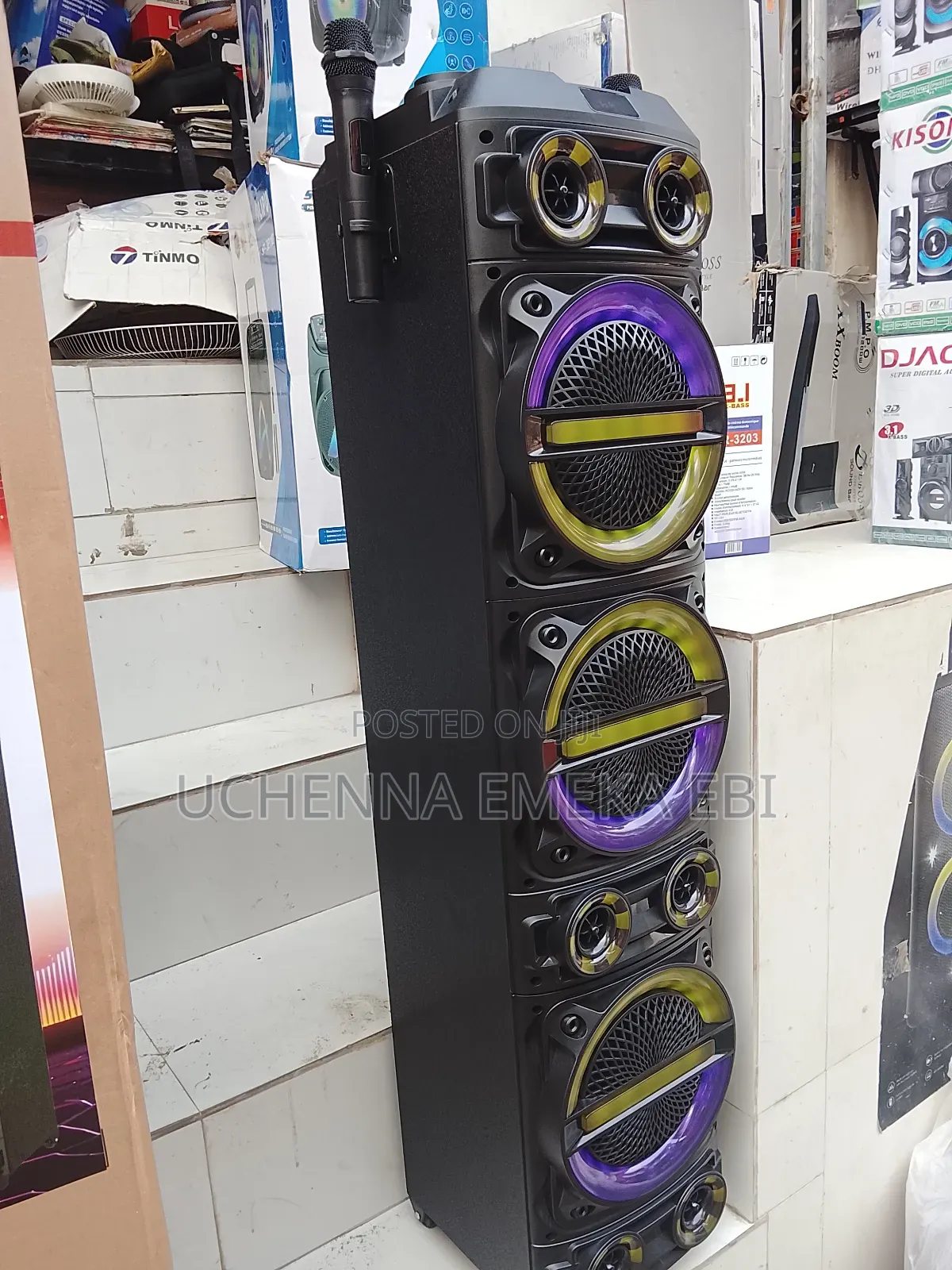 Sing-E Speaker With Bluetooth Usb Connection and 2 Mica Phone