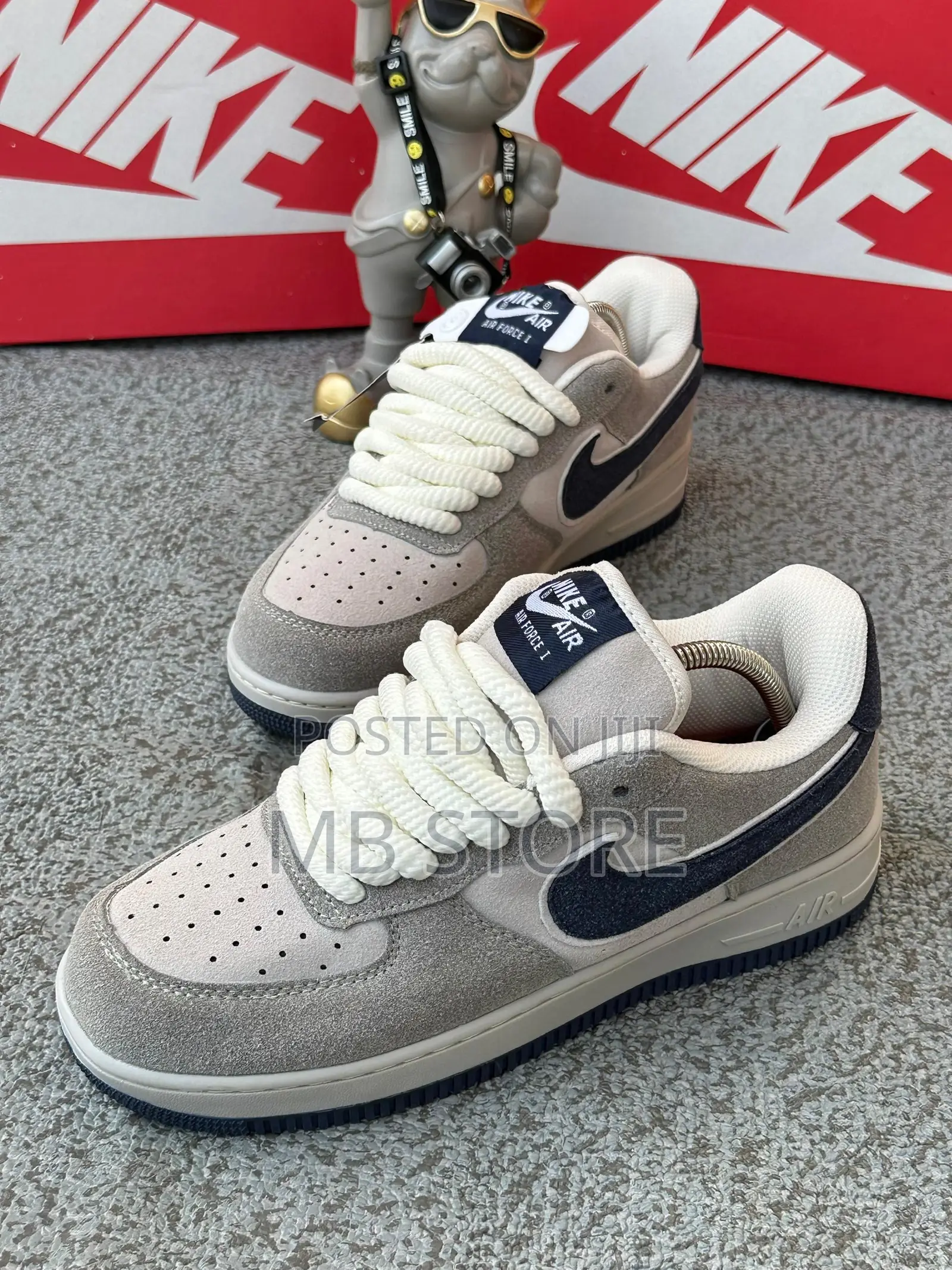 Nike Airforce 1 With Double Lace
