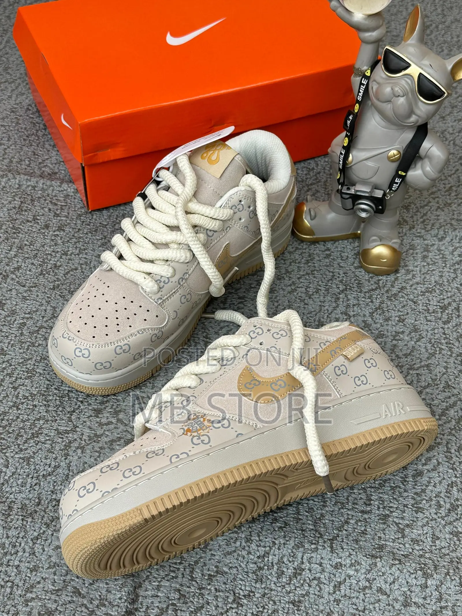 Nike Airforce 1 With Double Lace