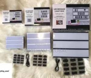 Message Light Box(Comes With 96 Black Letters Emoji,Battery Orusb