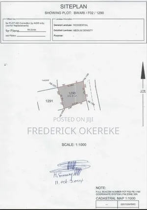 Fenced 825sqm C of O Plot, Opposite Arab Contractors Site, Bwari Abuja