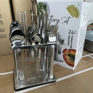 24pcs High Quality Stainless Steel Cutlery Set