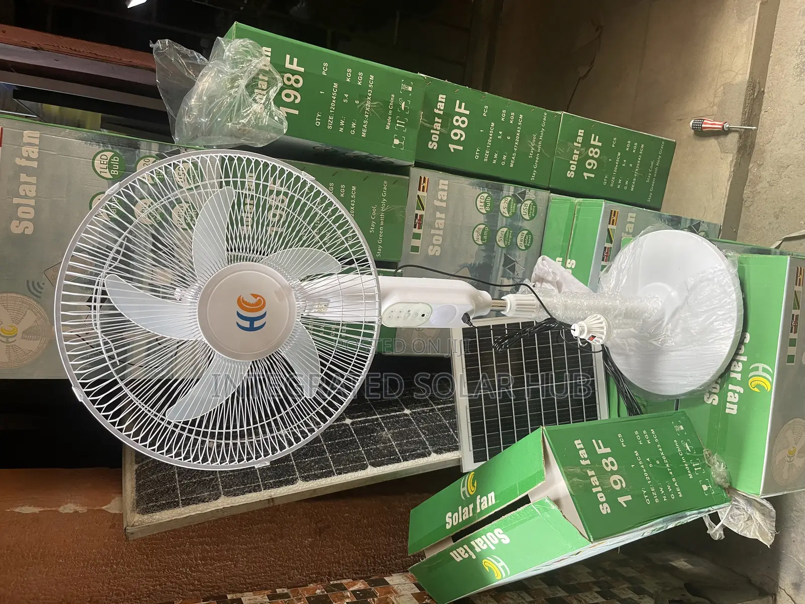 Solar Standing Fan