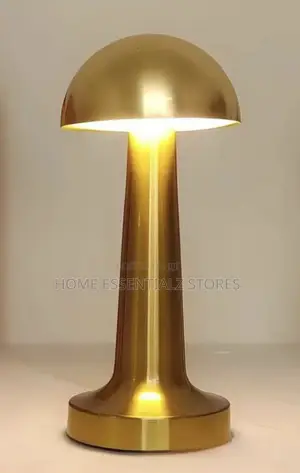 Rechargeable Round Base Touch Table Lamp - Mushroom Table Lamp