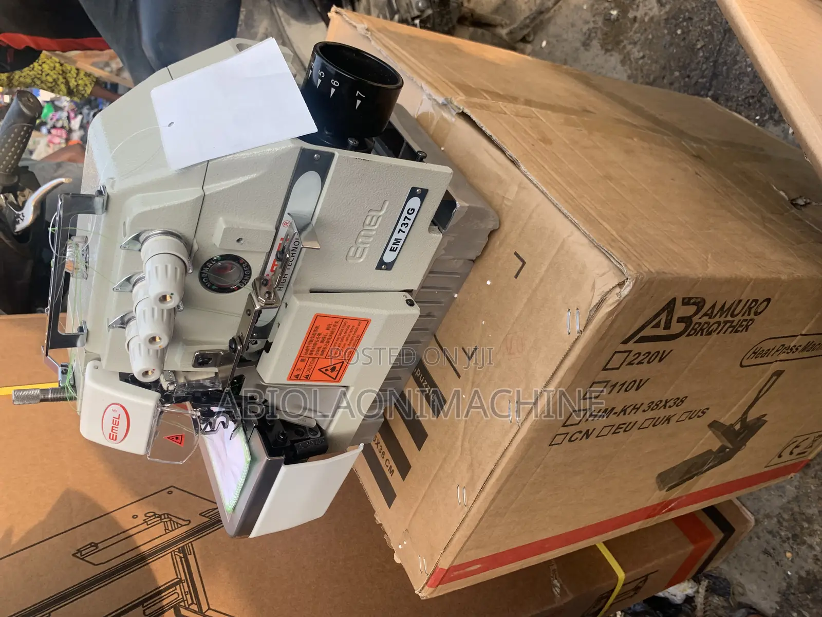 Emel Three Thread Overlock Machine (Weaving Machine 737)