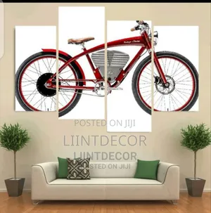 4 in 1 Bike Wall Canvas