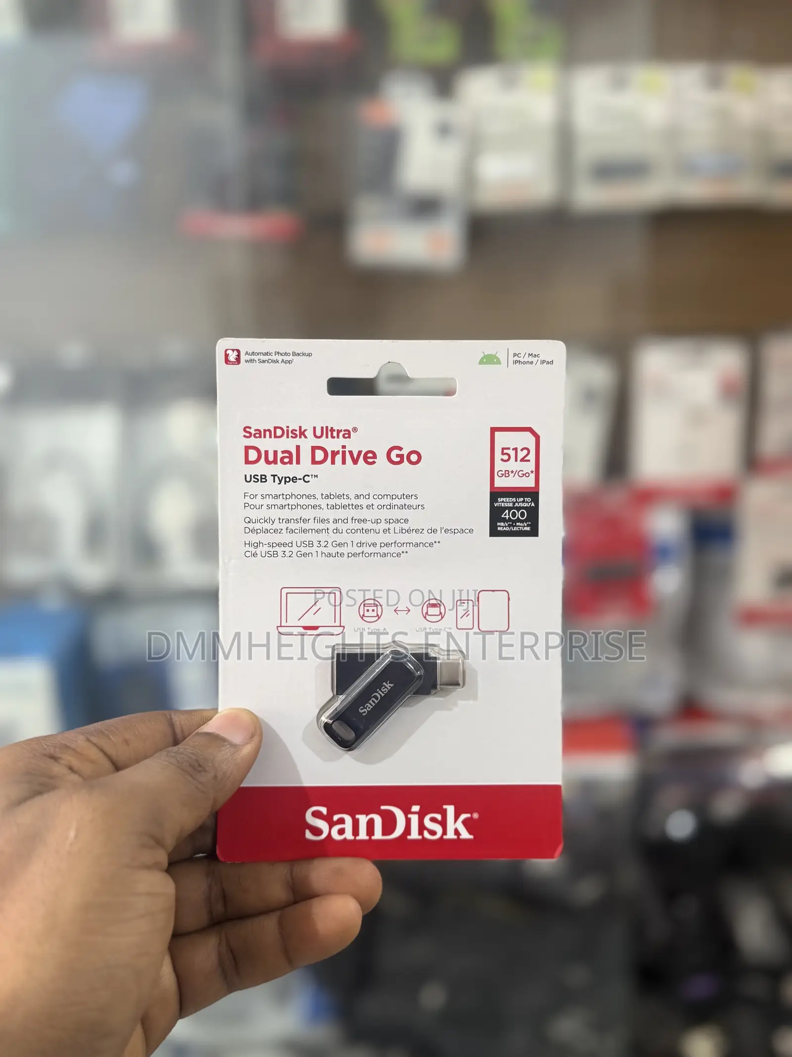 Sandisk Ultra Dual Drive Go Usb Type C 3.1 512gb Flash