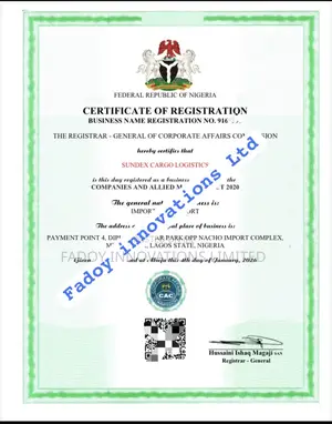 Cac Registration (Pre And Post Incorporations)