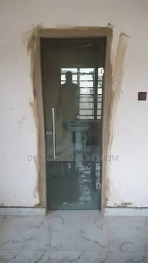 Frameles Glass Toilet Door
