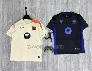 Original Top Quality Barcelona Official 25/26 Away Black Jersey