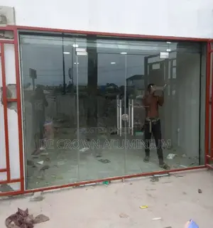 Luxury Big Entrance Swing Glass Door With Fixed Panels – Framelees Lag