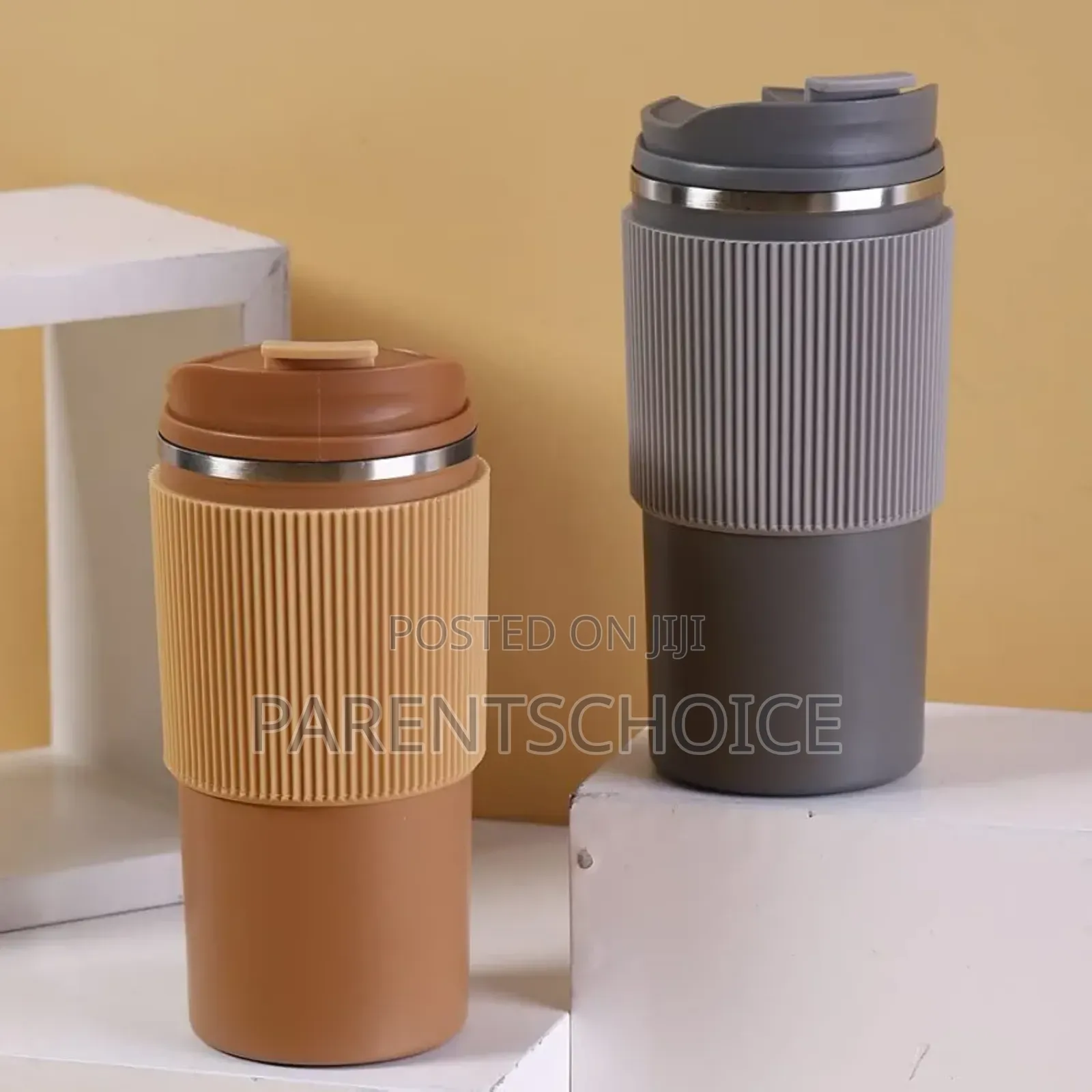 0.5ml Double Stainless Steel Coffee Mug