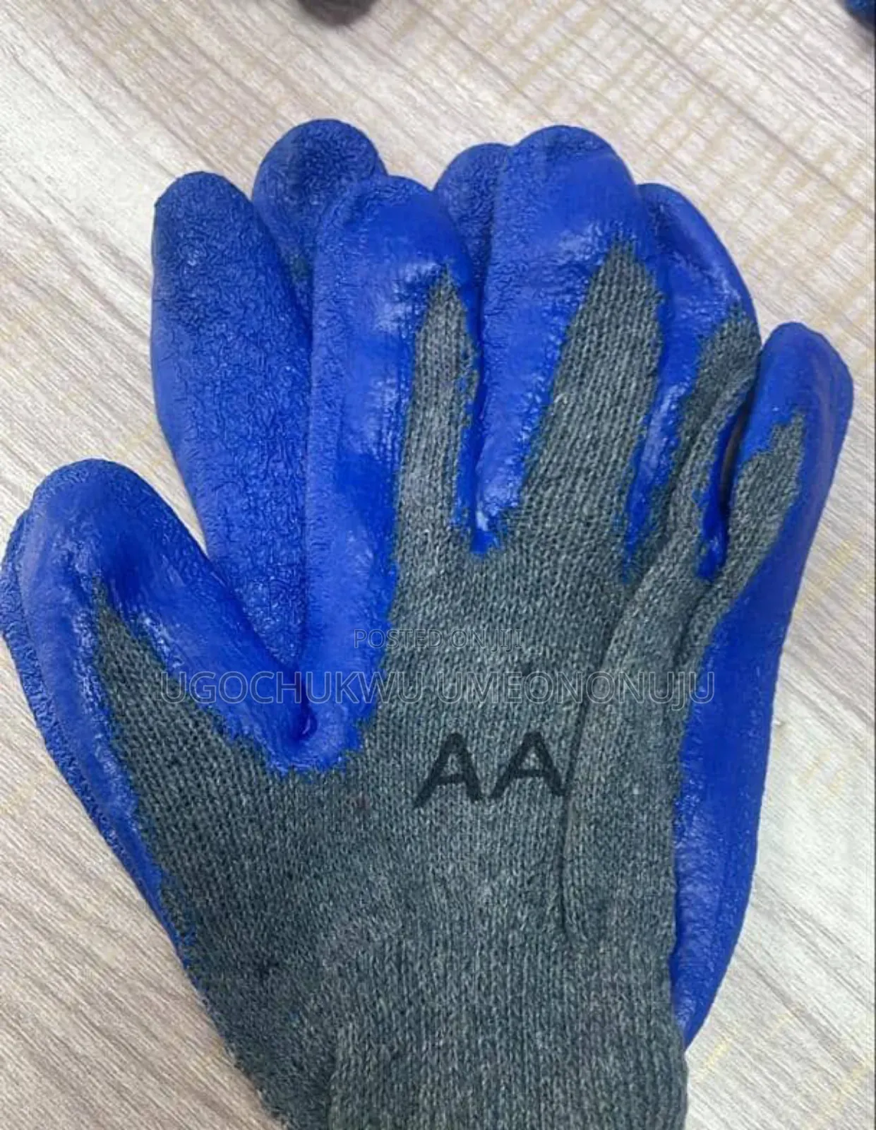 Blue Coated Glove