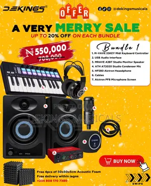 Professional Studio Setup - Studio Equipment - Studio Starter Pack