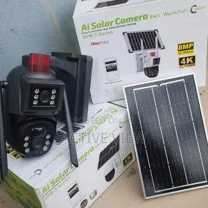 PTZ Security 4g Dual Lens CCTV Solar Camera