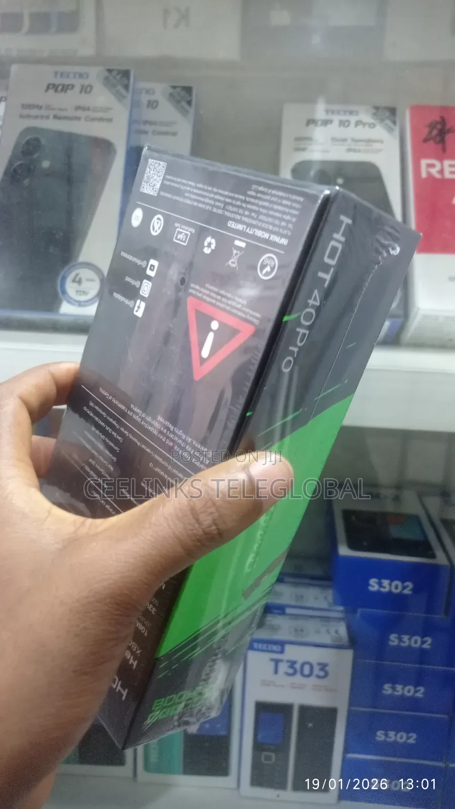 New Infinix Hot 40 Pro 256 GB Gray