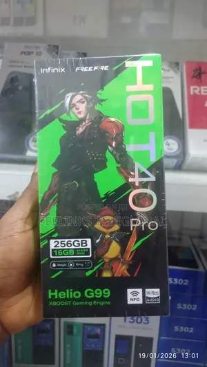 New Infinix Hot 40 Pro 256 GB Gray