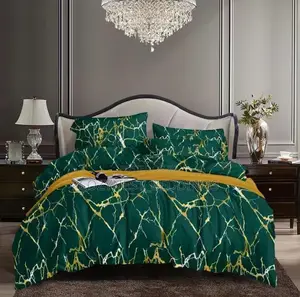 Luxury Duvet Set, Duvet + Bedsheet + Pillowcases (4x6)