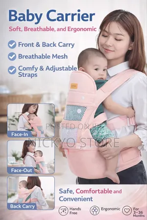 Ergonomic Baby Carrier (Front Back Use)