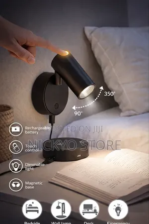 Rechargeable Touch Led Wall / Bedside Spot Light
