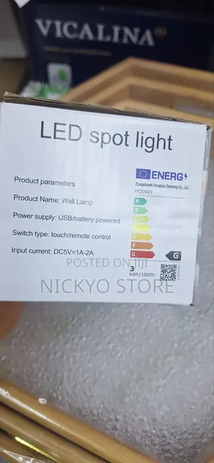Rechargeable Touch Led Wall / Bedside Spot Light