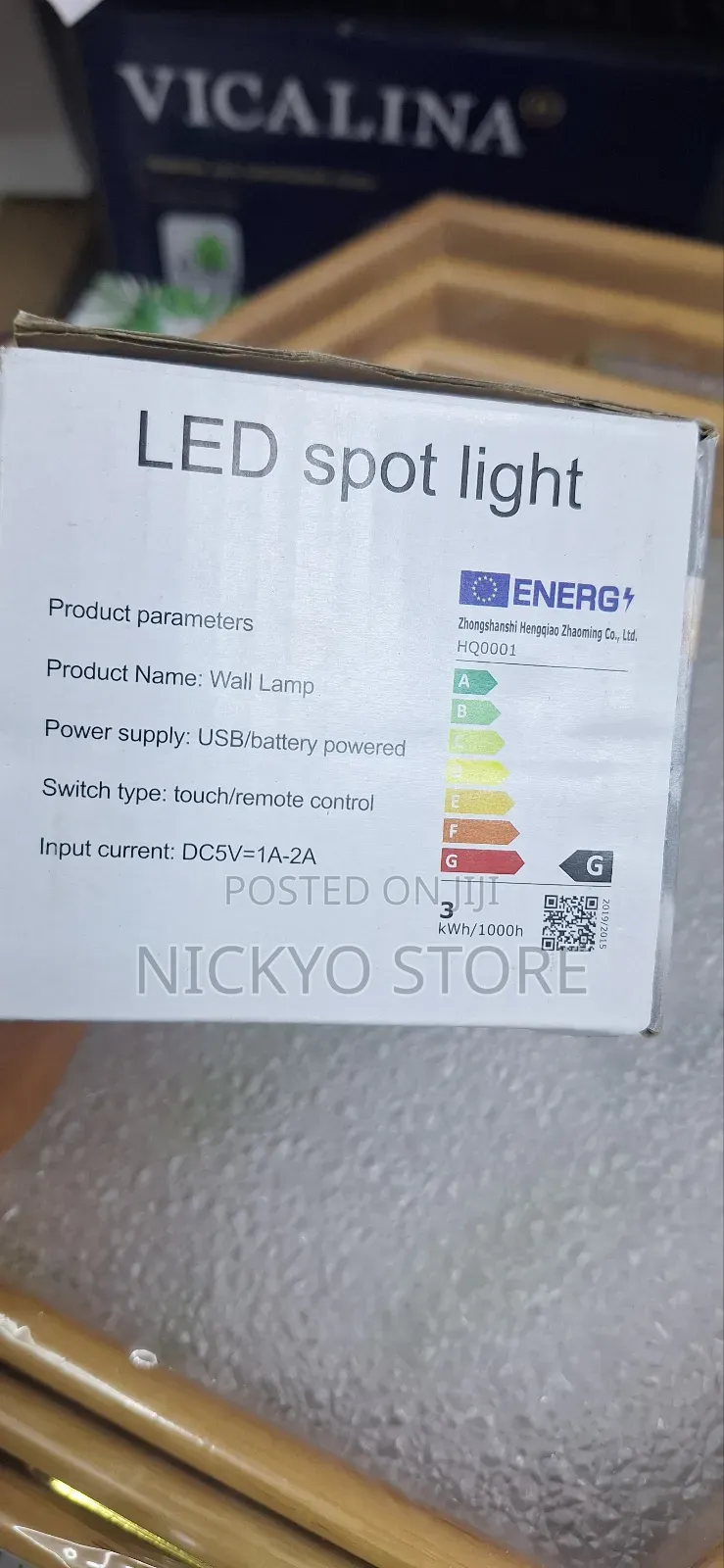 Rechargeable Touch Led Wall / Bedside Spot Light