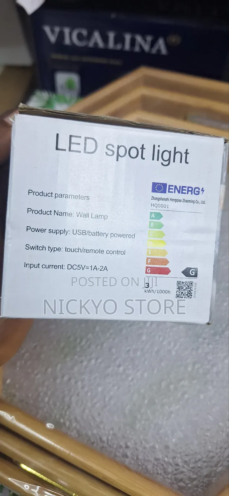 Rechargeable Touch Led Wall / Bedside Spot Light