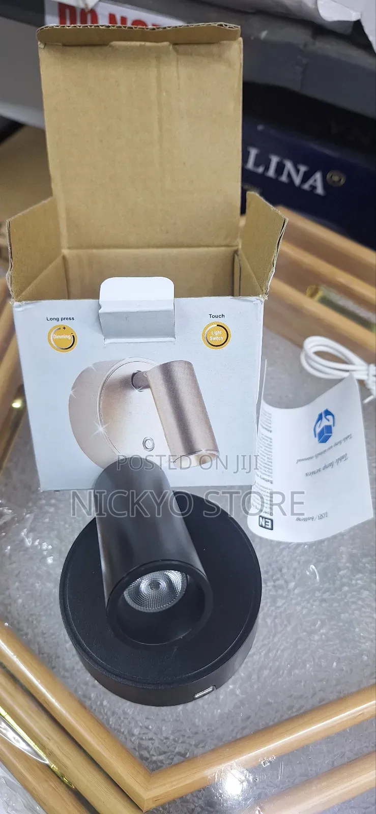 Rechargeable Touch Led Wall / Bedside Spot Light