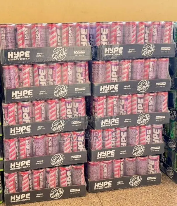 Hype Buzz Energy Drink - 250ml X 24 Cans | Marshmallow Candy Flavour
