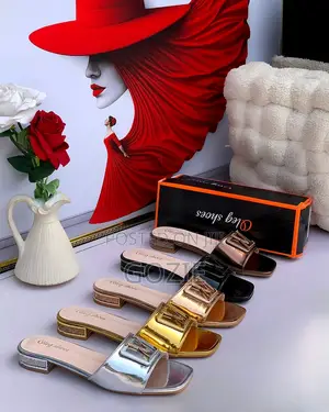 Lovely Low Block Heel Slippers