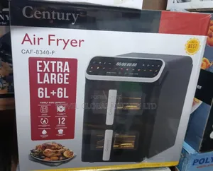 6.0l + 6.0l Capacity Double Tray Digital Century Airfryer
