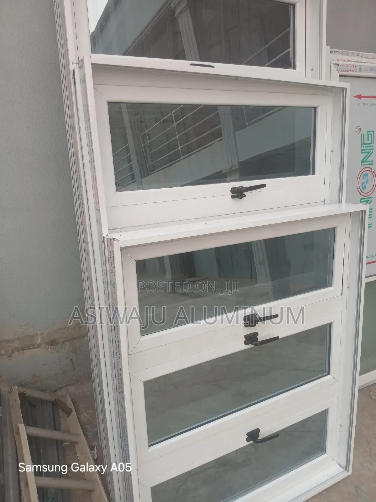 White Casement Window