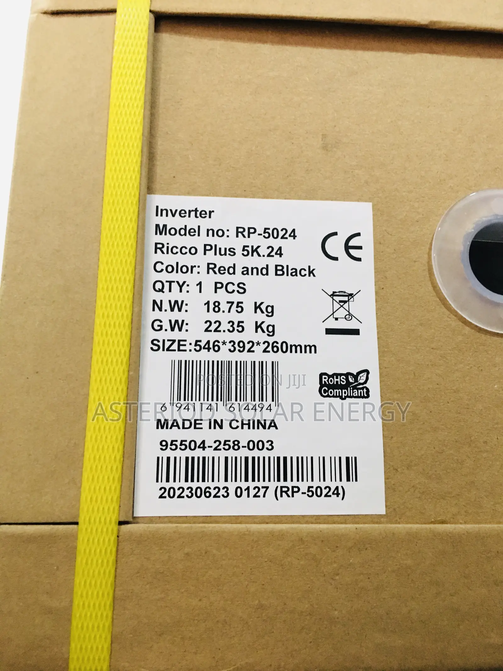 5kva 24volts Grovolt (Ricco) Solar Inverter