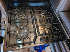 Original Polystar 60cm Built-in Luxury 4 Burners Gas Cooker Hob Copper