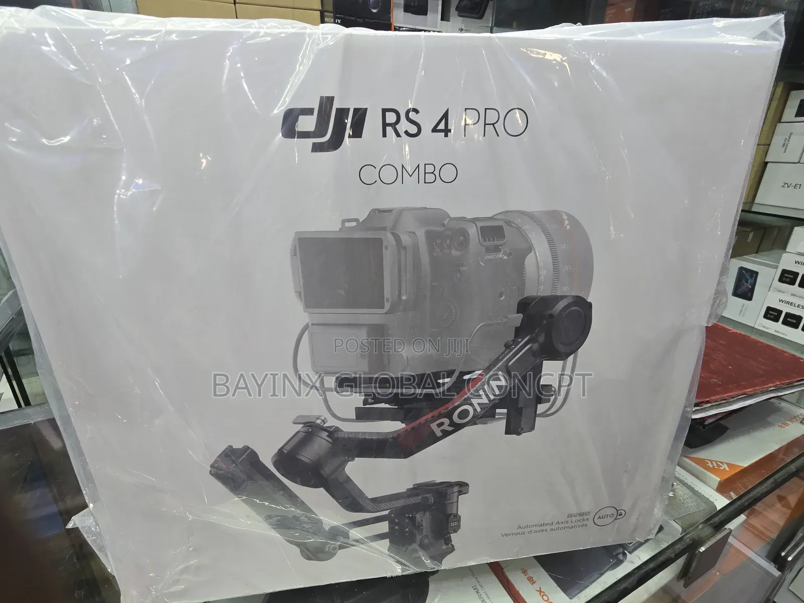 Dji Rs 4 Pro Combo, 3-Axis Gimbal Stabilizer for Cameras