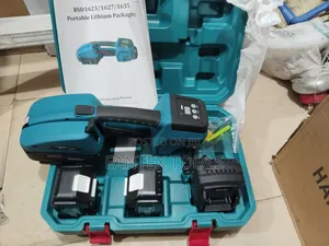 Cordless Straping Machine.