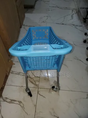 Plastic Supermarket Shopping Trolley