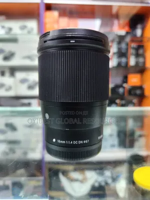 Sigma Lens for Canon Ef -M Series 16mm 1:1.4 Dc Dn