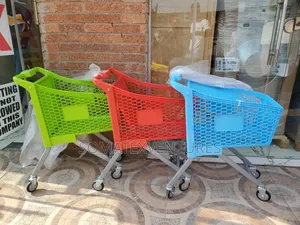 80liters Plastic Supermarket Shopping Trolley