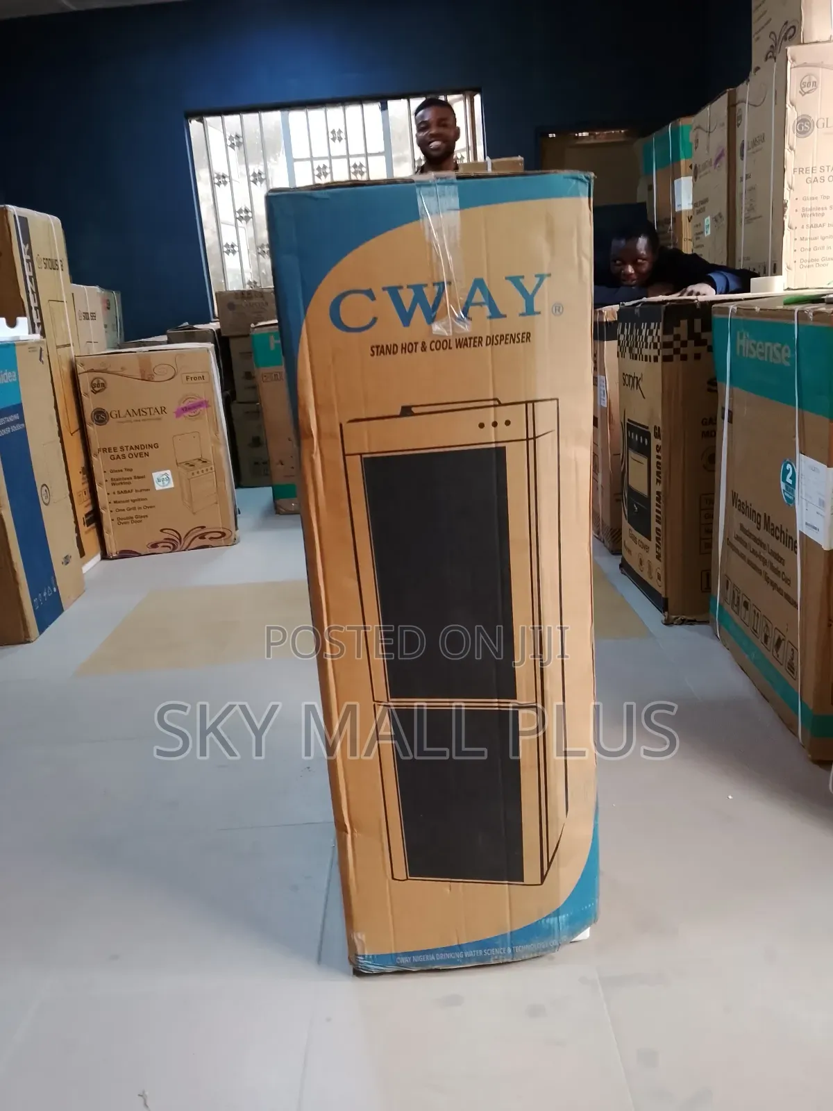Cway Hot and Cold Dispenser With Cabinet