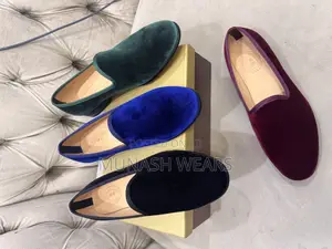 Italian Velvet Handmade Luxury Shoes For Men 40-46