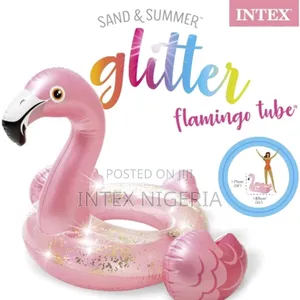 Intex Inflatable Glitter Flamingo Tube Floaters