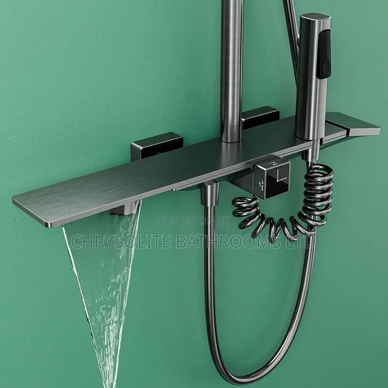 Gun-Grey Shower Mixer